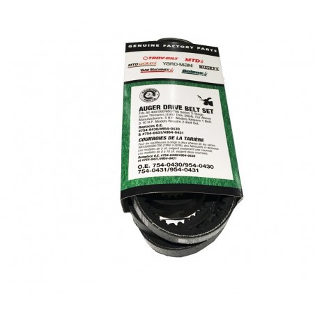 Auger belt Mtd 754-0430B 754-0430B Belts Auger belt Mtd 754-0430B 754-0430B Belts