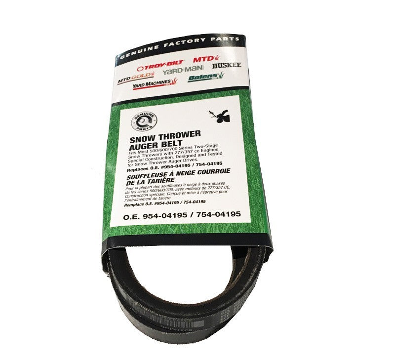 Auger belt Mtd 754-04195 754-04195 Home